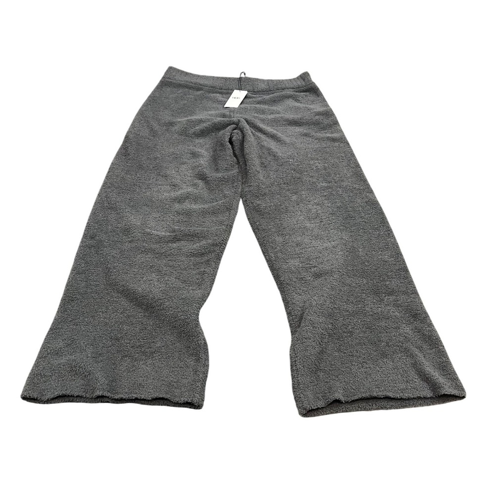 UGG Terri Pants Womens XL Gray Sherpa Fleece Wide Leg‎ Loungewear 1121077